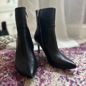 Calvin Klein black booties
